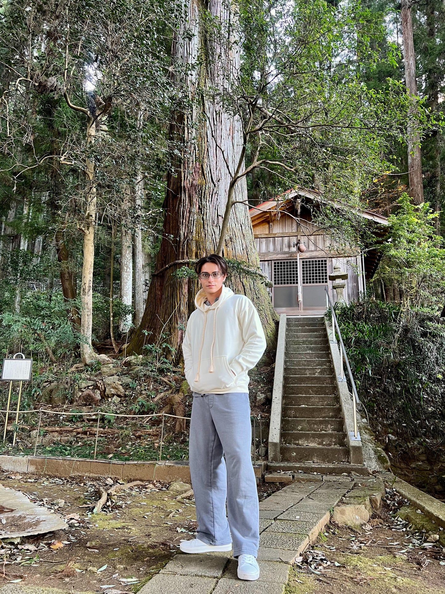 Obijime Hoodie 帯締めふーでぃー ( UNISEX ) - 2colors -
