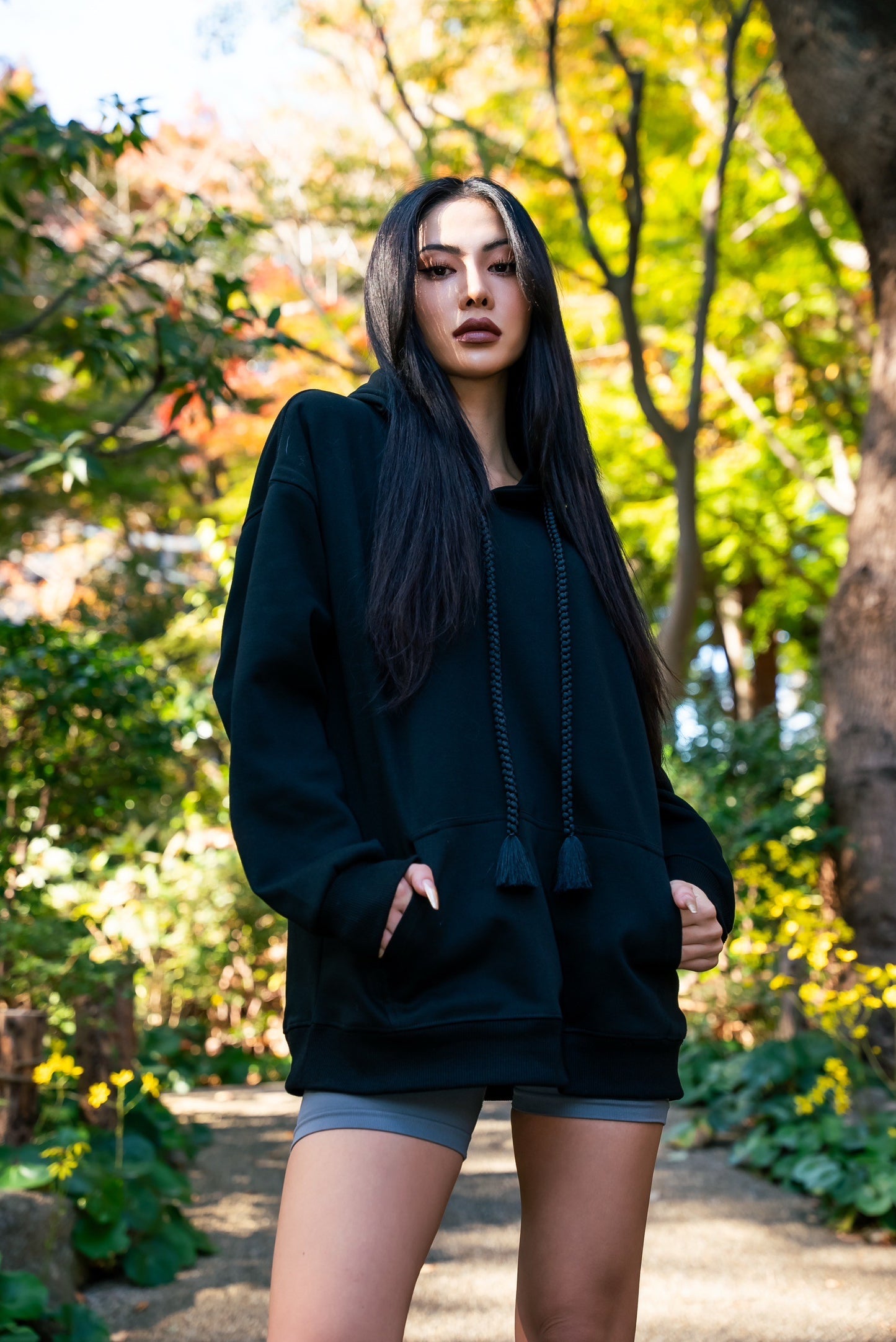 Obijime Hoodie 帯締めふーでぃー ( UNISEX ) - 2colors -