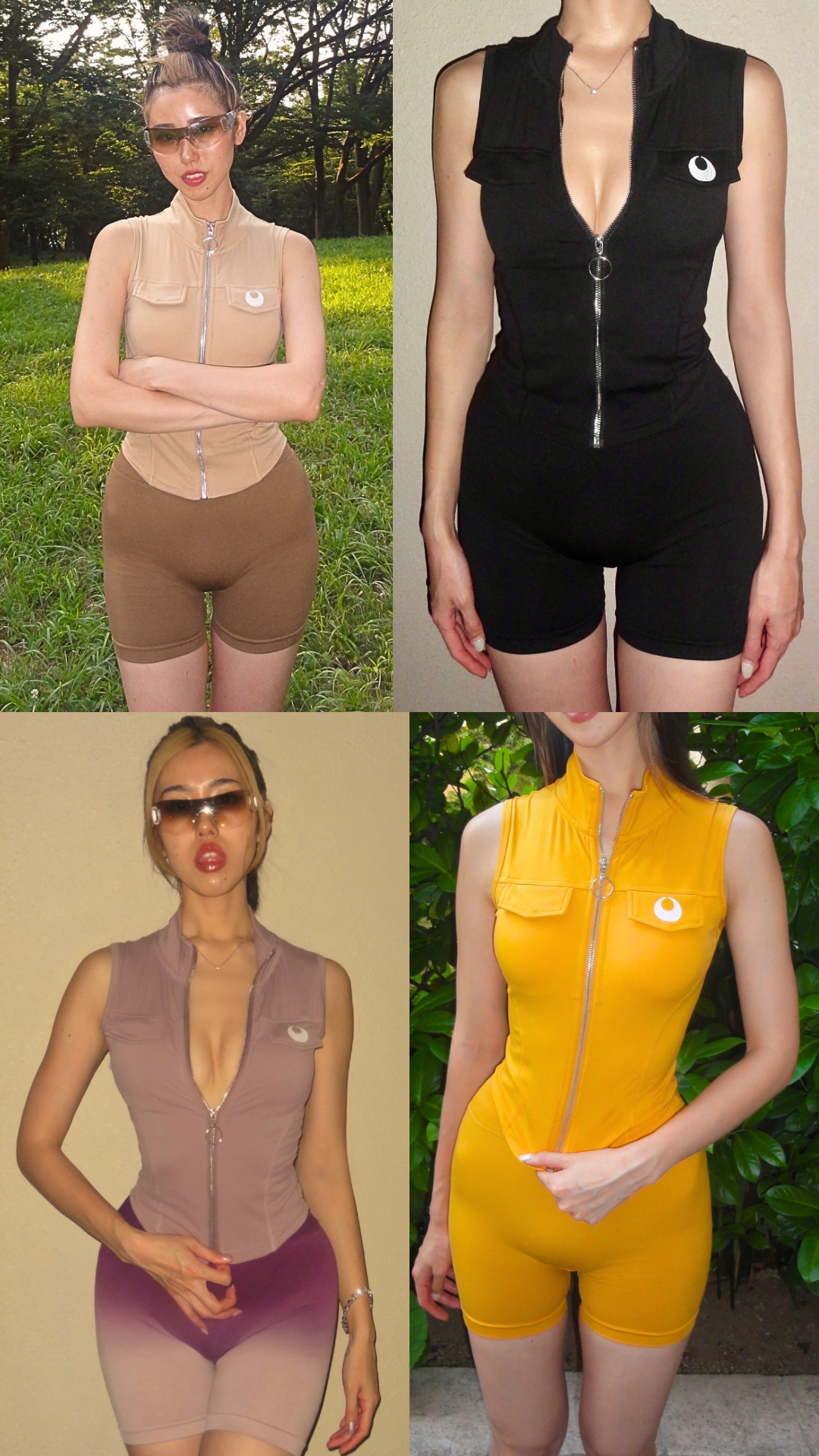 Army abs tank ( with push up pat ) - 4colors -