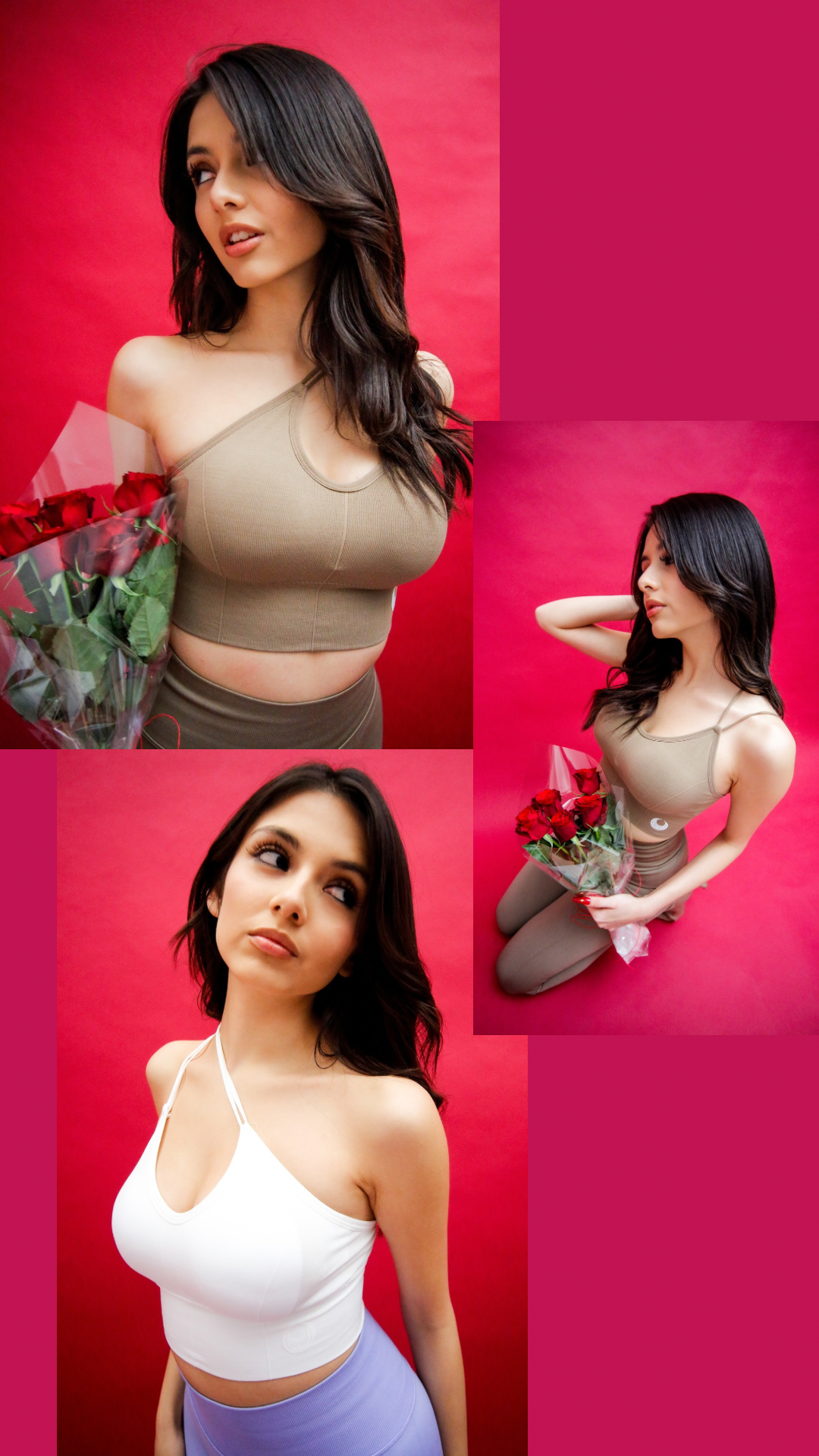 4ウェイ リラックスブラトップ ( プッシュアップパット付き◎取り外し可能 ) - 4WAY BREAST ENLARGEMENT BRA TOPS - 5 colors