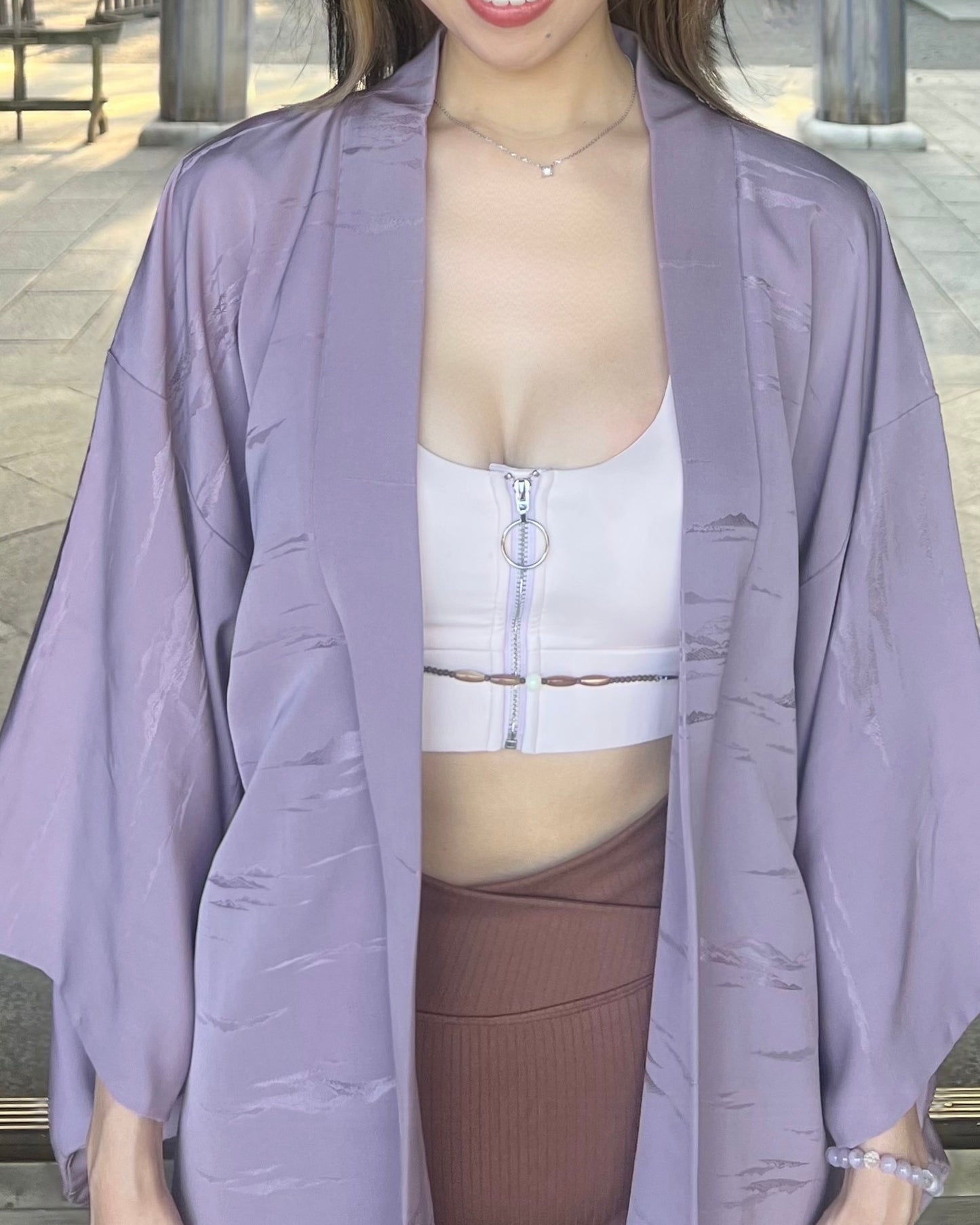 Vintage Kimono Haori - fuji -