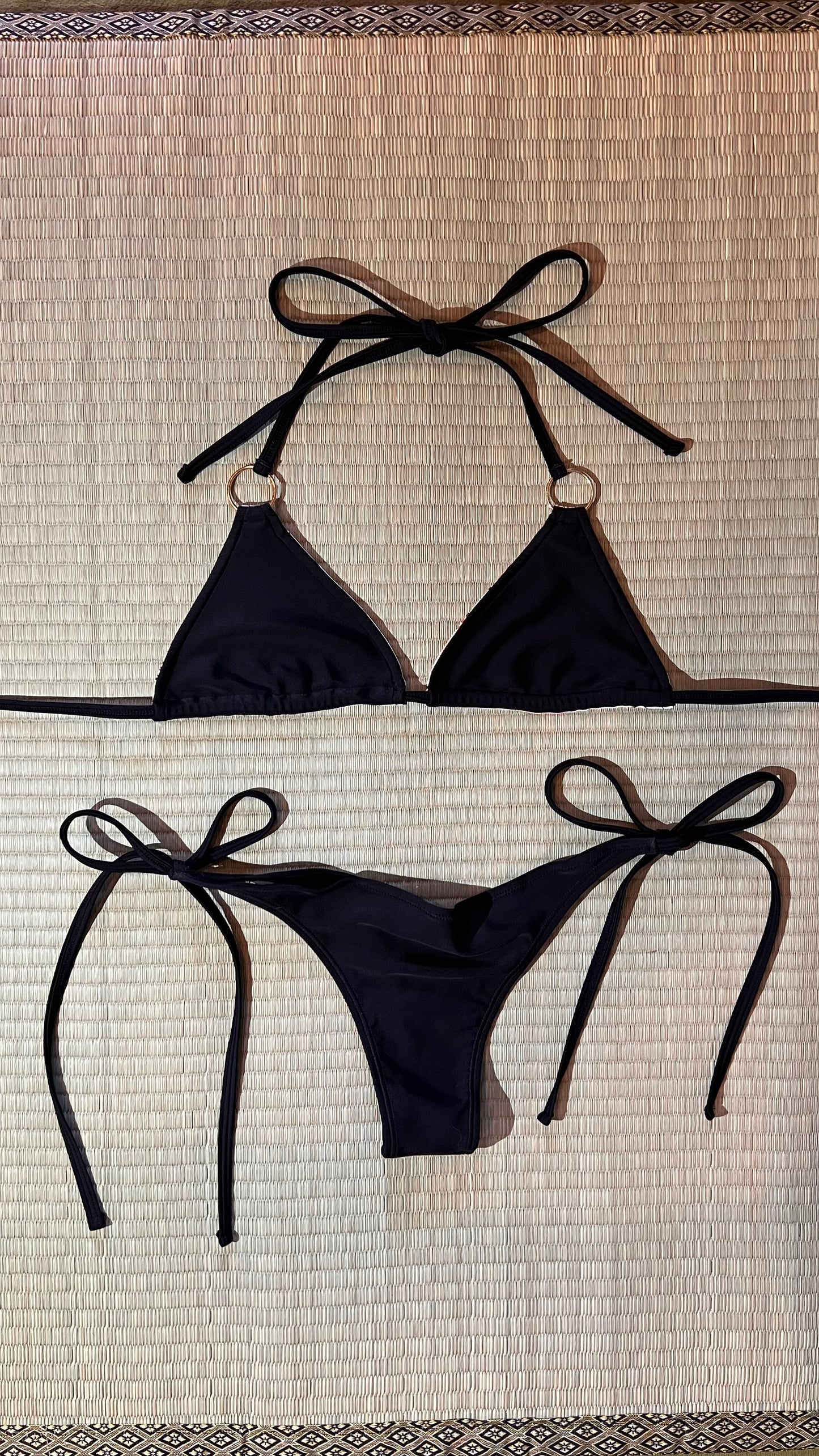 6way reversible traditional crane pattern bikini