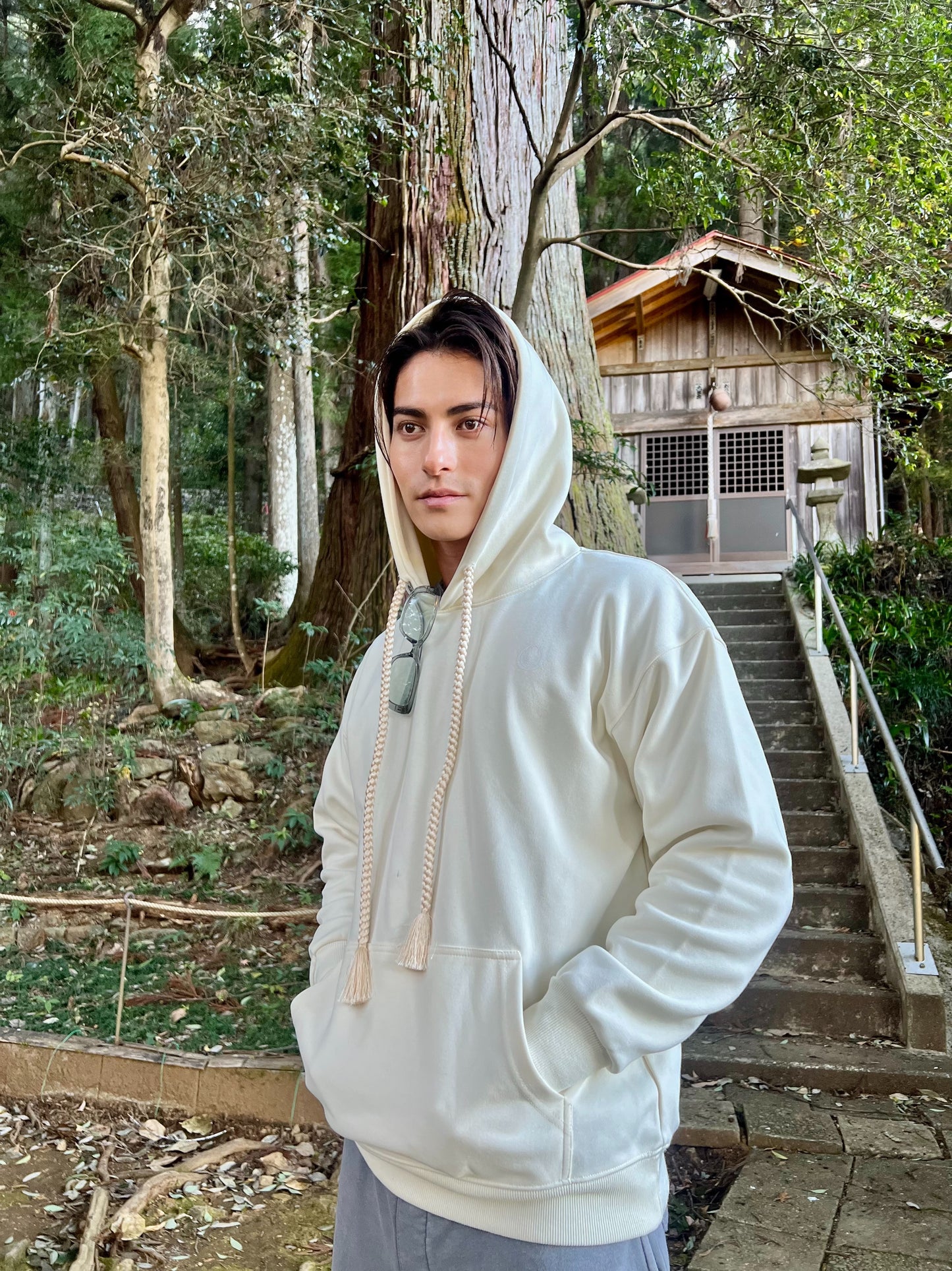 Obijime Hoodie 帯締めふーでぃー ( UNISEX ) - 2colors -
