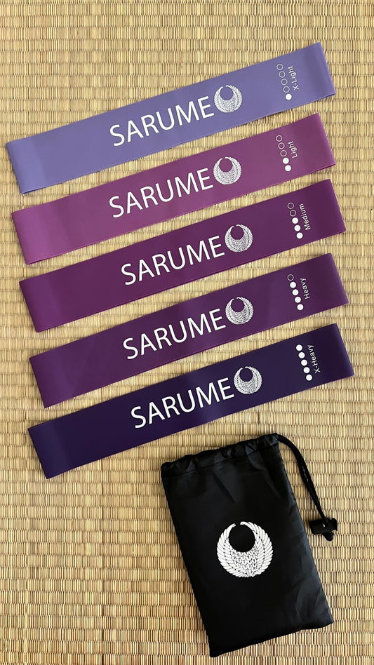 Sarume training natural rubber bands