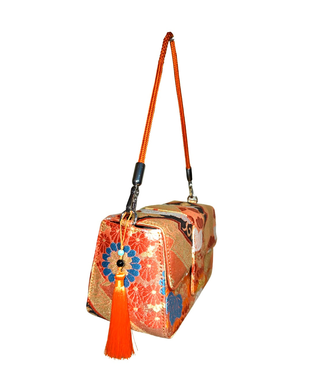 Obi Statement Shoulder Bag / 七色菊 - Nanairo Kiku -