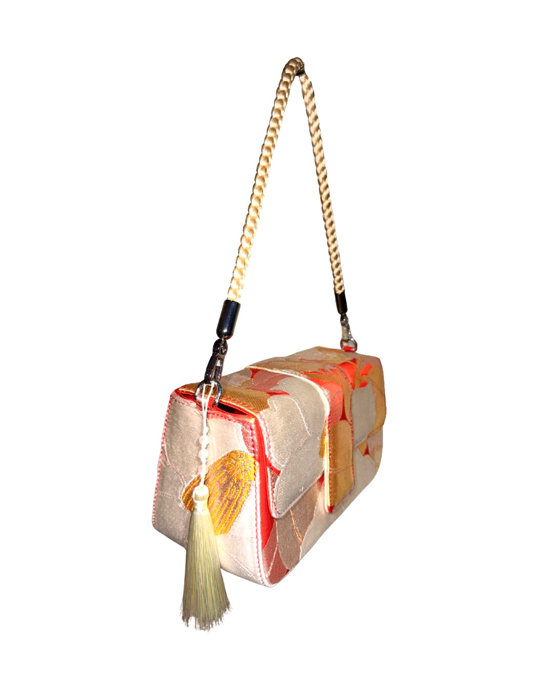 Obi Statement Shoulder Bag / 椿 - Tsubski -