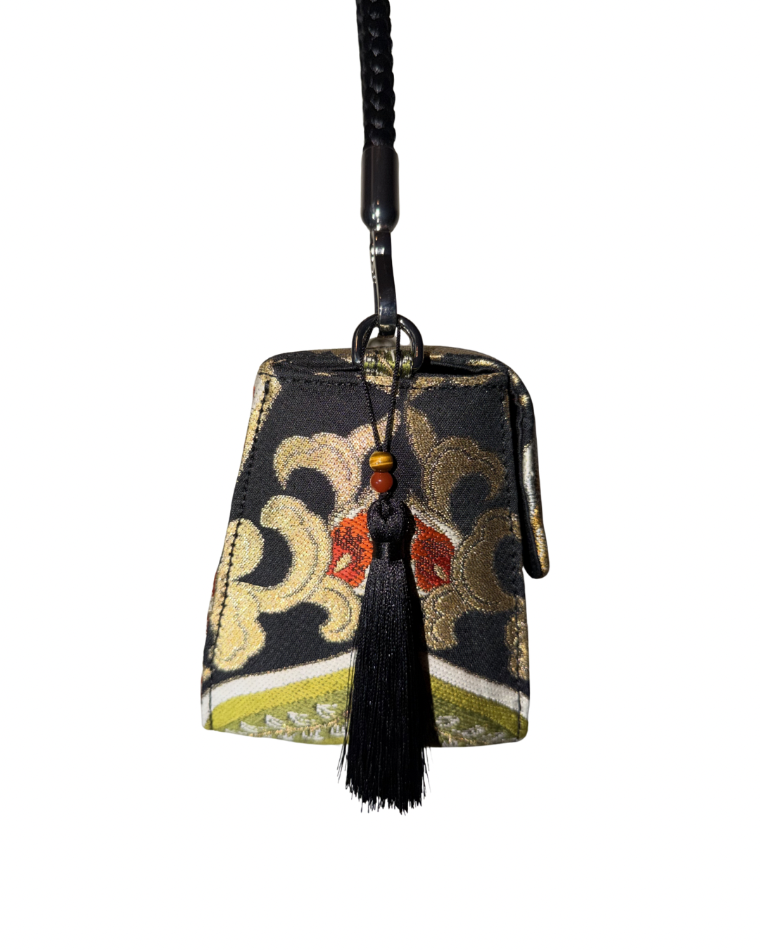 Obi Statement Shoulder Bag / 花菱文 - Hanabishimon -