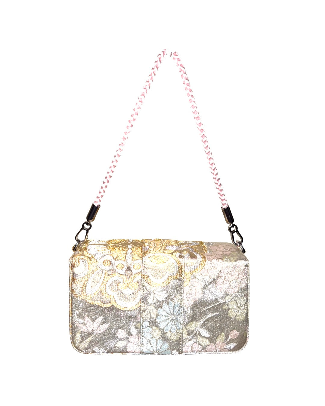 Obi Statement Shoulder Bag / 鳳凰菊桜 - Hooho Kiku Sakura -