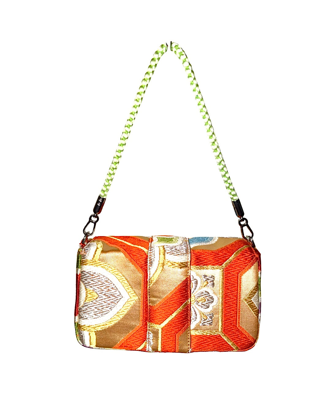 Obi Statement Shoulder Bag / 七宝花菱 - Shippo Hanabishi -
