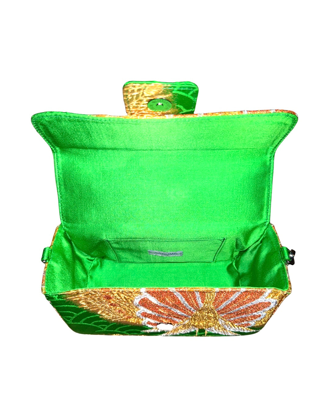Obi Statement Shoulder Bag / 鳳凰丸青海波 - Hoohomaru Seigaiha -