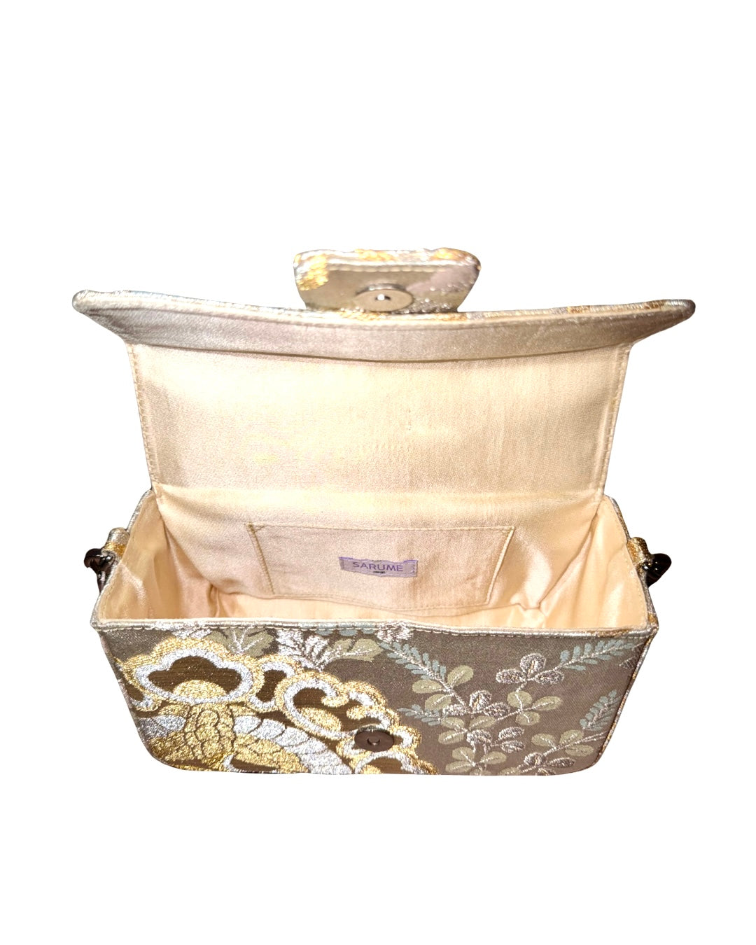 Obi Statement Shoulder Bag / 鳳凰菊桜 - Hooho Kiku Sakura -