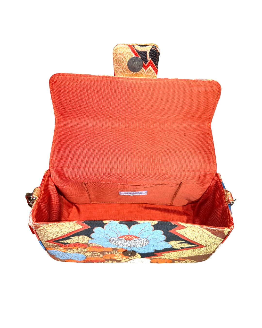 Obi Statement Shoulder Bag / 七色菊 - Nanairo Kiku -