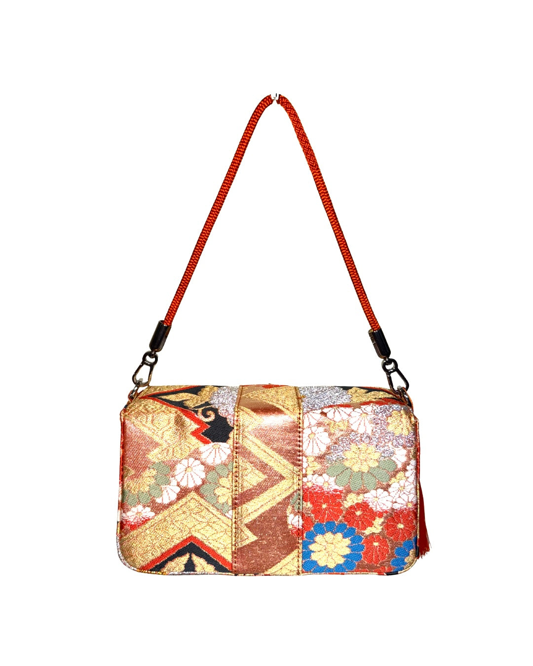 Obi Statement Shoulder Bag / 七色菊 - Nanairo Kiku -