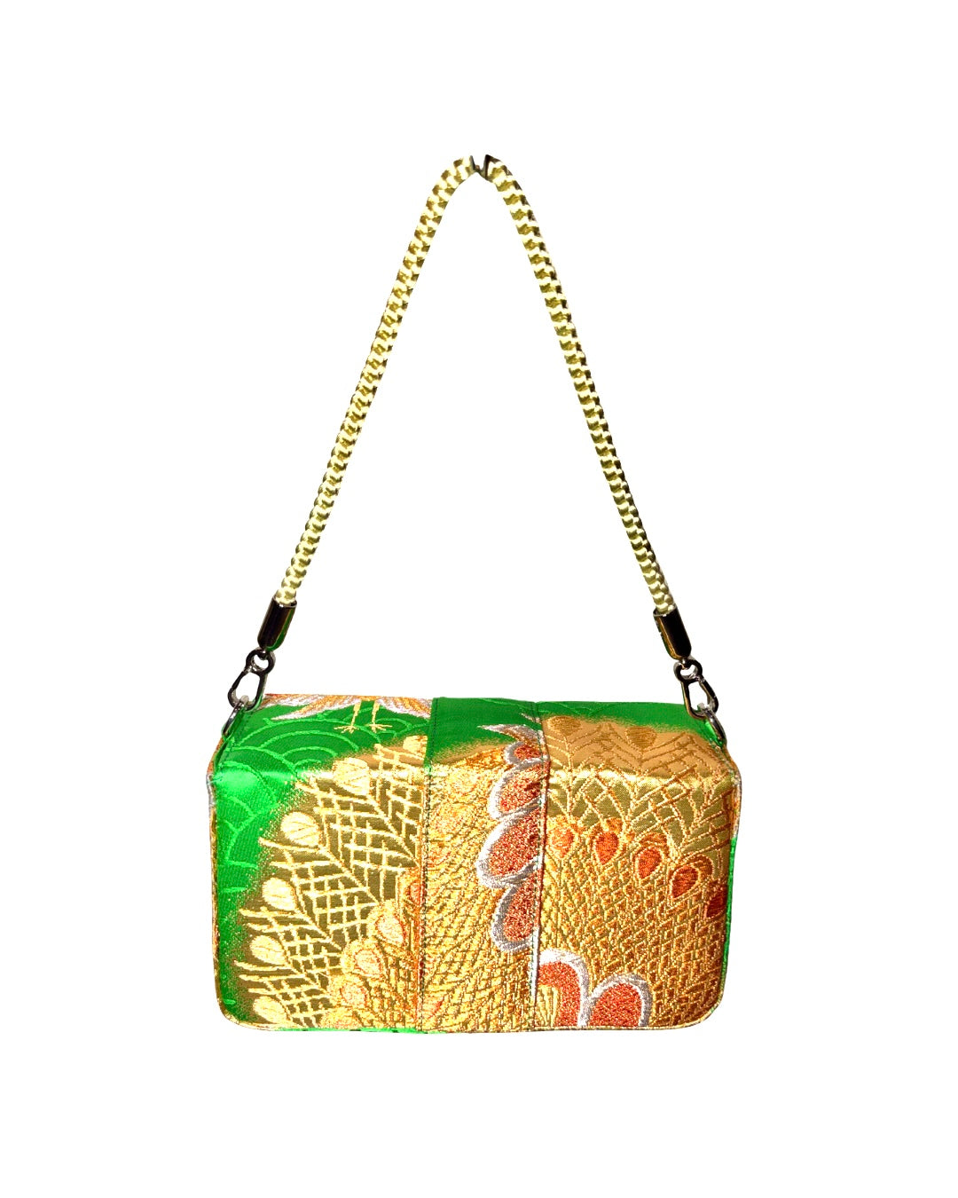 Obi Statement Shoulder Bag / 鳳凰丸青海波 - Hoohomaru Seigaiha -