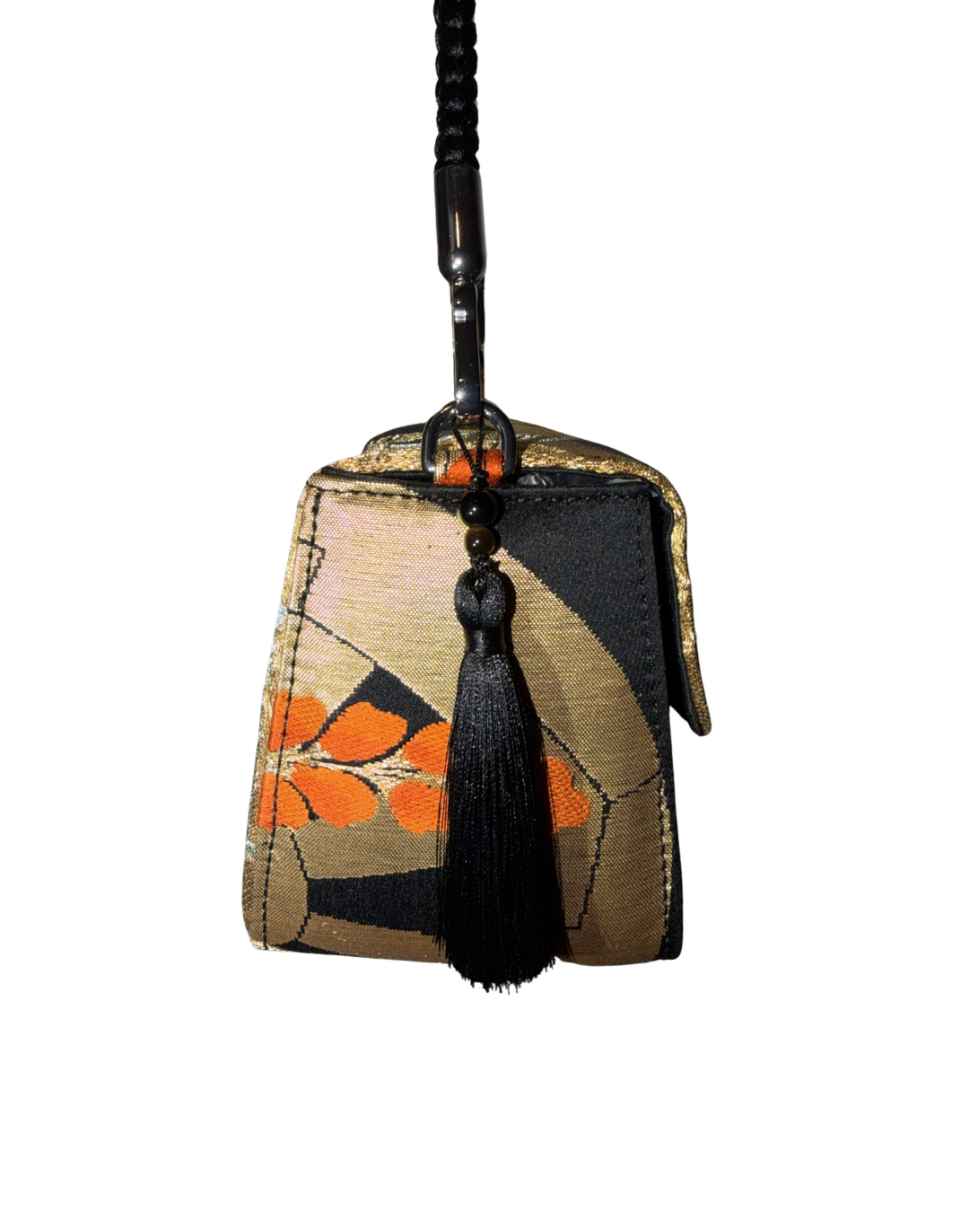 Obi Statement Shoulder Bag / 御所車橘 - Goshoguruma Tachibana -
