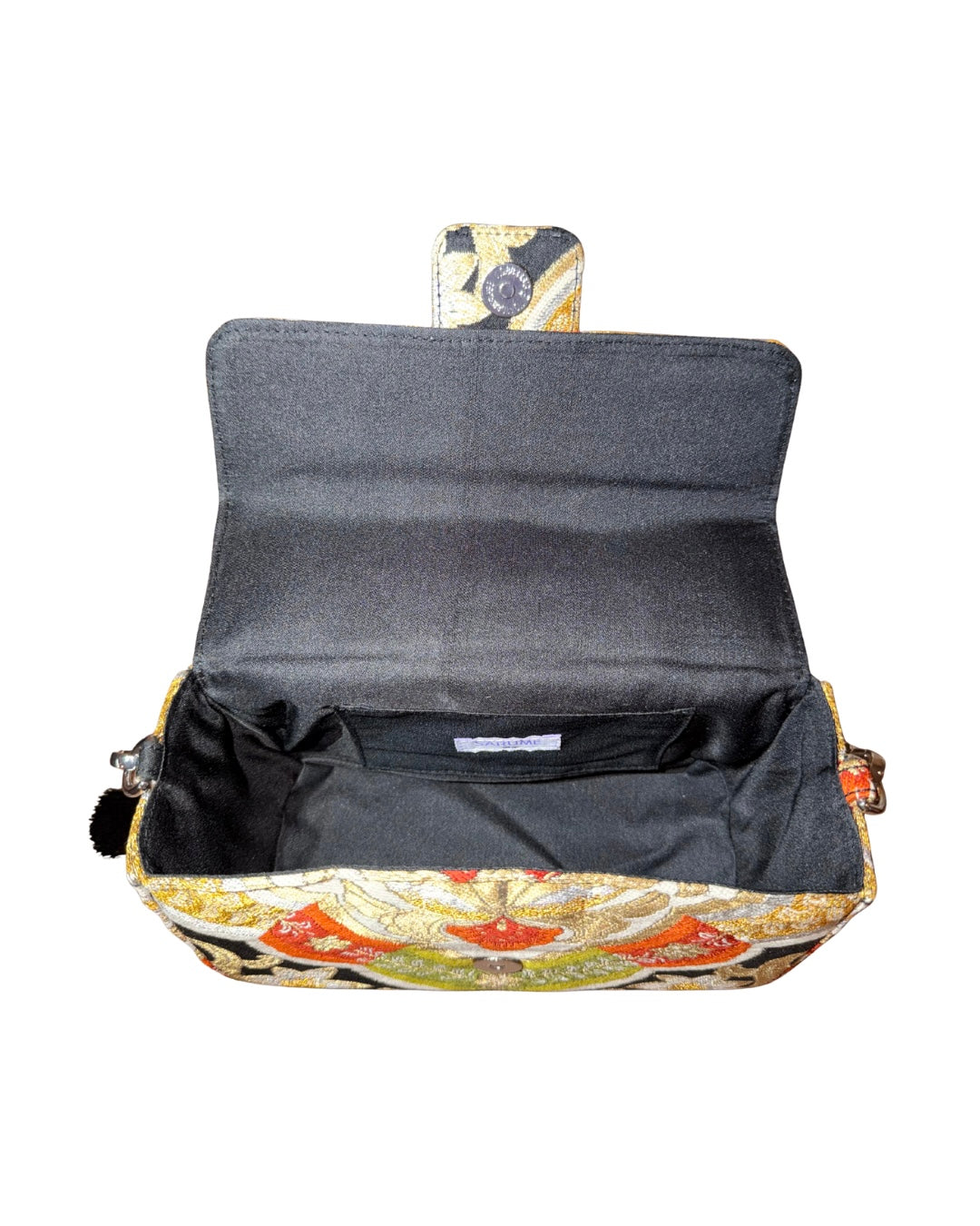 Obi Statement Shoulder Bag / 花菱文 - Hanabishimon -