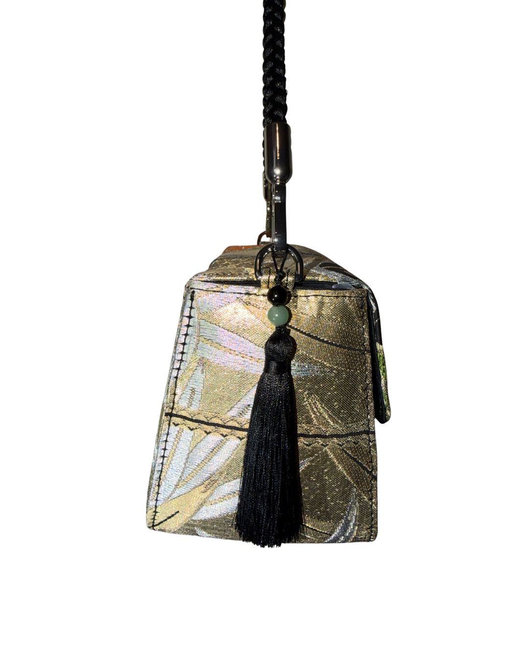 Obi Statement Shoulder Bag / 菊笹 - Kiku Sasa -