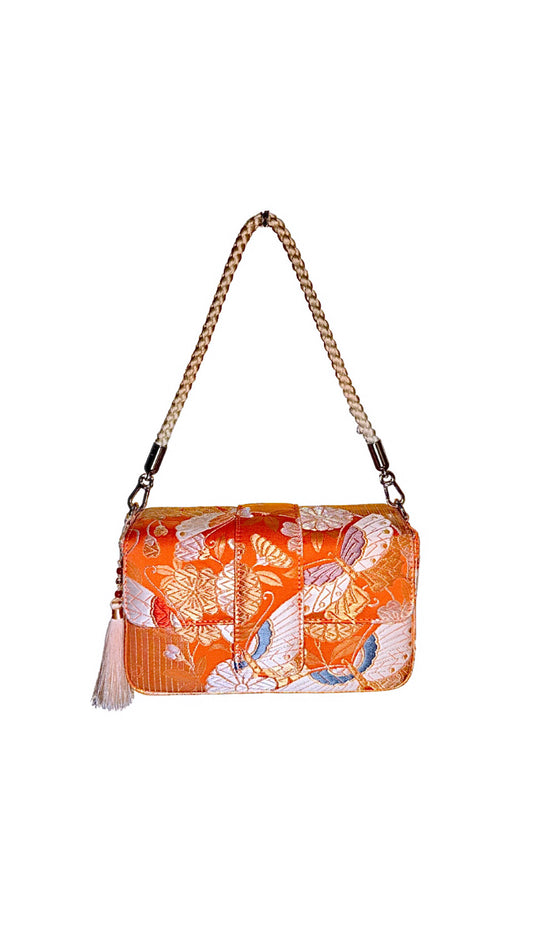 Obi Statement Shoulder Bag / 菊蝶 - Kiku Chou -