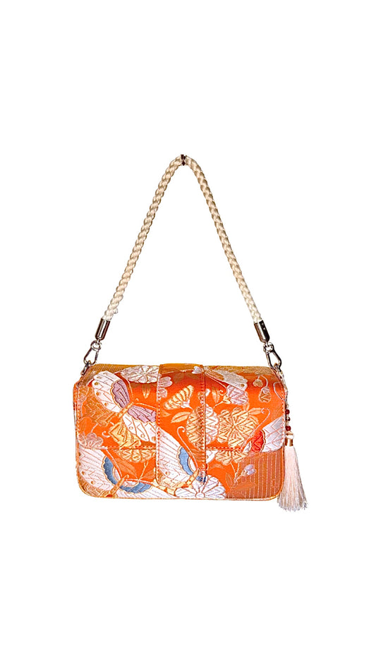 Obi Statement Shoulder Bag / 菊蝶 - Kiku Chou -