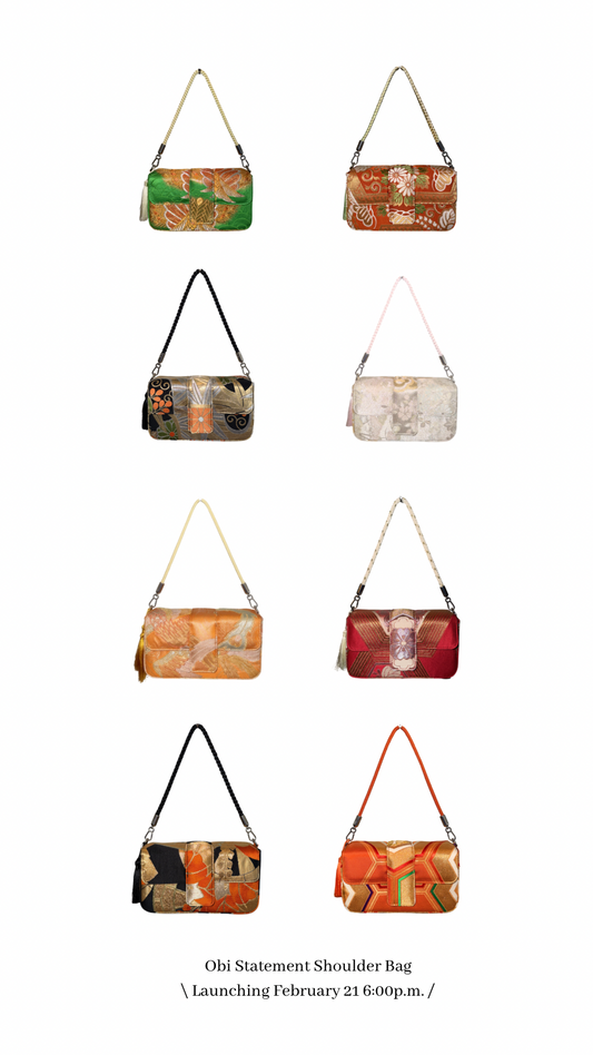 Obi Statement Shoulder Bag / Launching 2026.2.21.sat 6:00p.m.